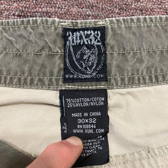 Kuhl Revolvr Pants Mens 30x32 Gray Hiking Utility Outdoors Vintage Patina Dye - Picture 10 of 16